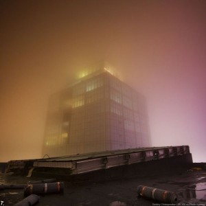 Москва Сити в облаках