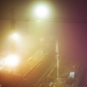 Москва Сити в облаках